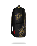 Sprayground Marvel Wakanda Black Panther Shark backpack featuring bold black and graphic design with adjustable straps.