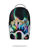 Sprayground Powerpuff Girls Power Flex backpack with colorful cartoon design and adjustable straps for kids and teens.