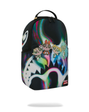 Sprayground Powerpuff Girls Power Flex backpack featuring vibrant character artwork, durable straps, and multiple compartments.
