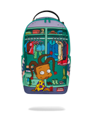 Sprayground Rugrats Susie Dress To Impress backpack with colorful cartoon design, adjustable straps, and durable material.