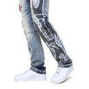 Smoke Rise 'Unbreakable' Denim (Hazel Blue) JP25626