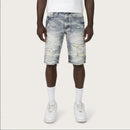 Smoke Rise Essential Shorts In Farley Blue JS24109 - FRESH N FITTED
