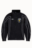 SYIP 'Hooligan Track Jacket' W/ Hood Removable (Black) 8807H - FRESH N FITTED