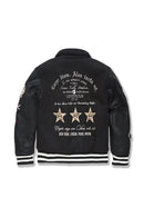 Jordan Craig 'Carpe Diem' Varsity Jacket (Black) 91648 - FRESH N FITTED