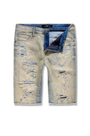 Jordan Craig 'Arlington' Denim Shorts (Lager) J3203S - FRESH N FITTED