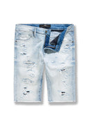 Jordan Craig 'Arlington' Denim Shorts (Sky Blue) J3220s - FRESH N FITTED