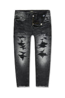 Jordan Craig Kids 'Shredded' Jeans W Shreds (Black Shadow) JS2310K/B