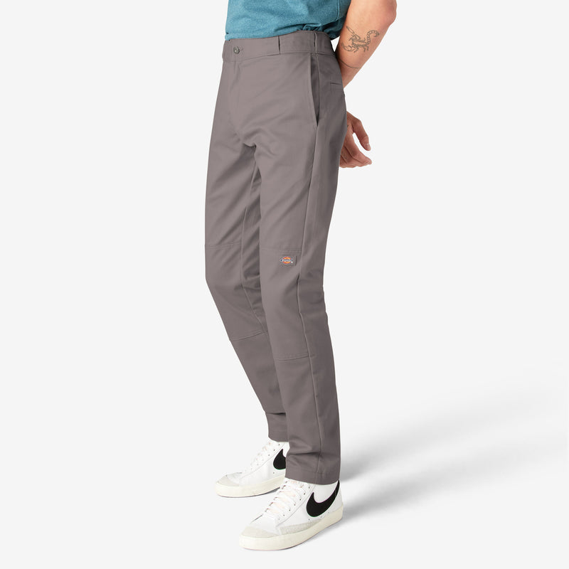Dickies Double Knee Skinny Work Pants (Sliver) WP811DS - Fresh N Fitted Inc