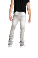 Taker 'Multi R&R' Stack Denim (Light Gray) B2086 - FRESH N FITTED