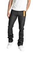 Taker 'Raw Fabric' Stack Denim (Raw Black) B2067 - FRESH N FITTED