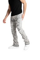 Taker 'Multi R&R' Stack Denim (Light Gray) B2086 - FRESH N FITTED