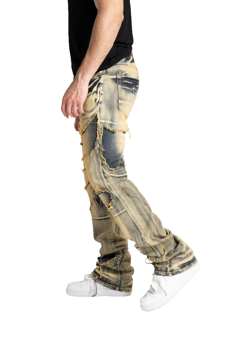 Taker 'Continuous R&R' Stack Denim (Taupe) B2083 - FRESH N FITTED