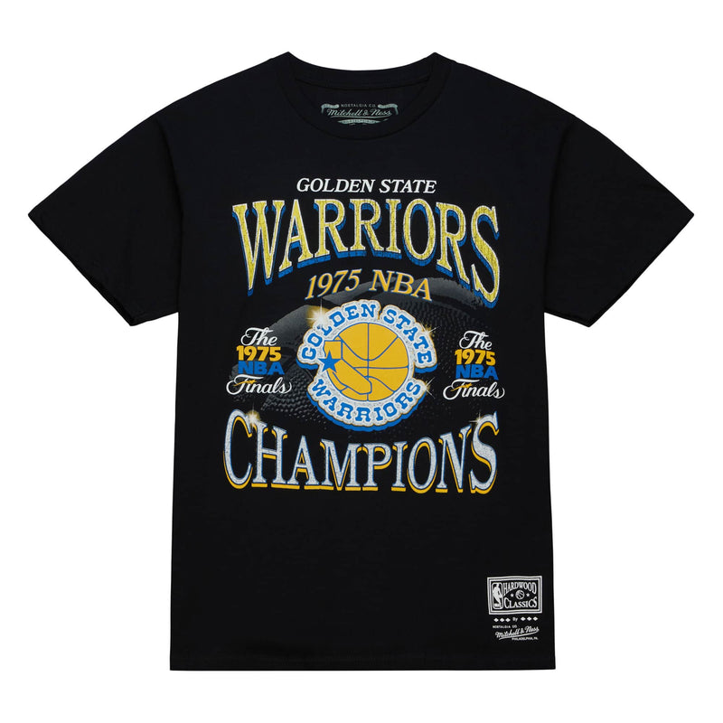 Mitchell & Ness 'NBA Championship Era Golden State Warriors' T-Shirt (Black) BMTR6307 - Fresh N Fitted Inc