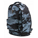Mint Camo Leather Backpack (Navy) - FRESH N FITTED