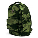 Mint Camo Leather Backpack (Olive) - FRESH N FITTED