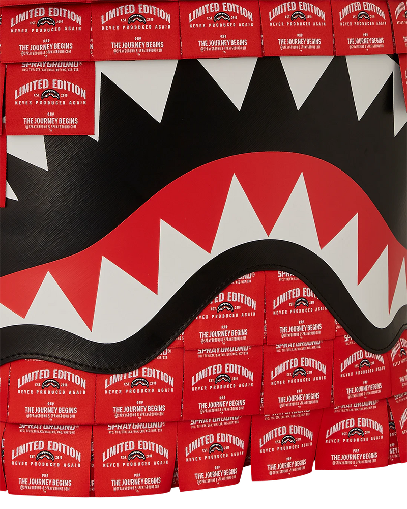 SPRAYGROUND 'Woven Labels Shark' Backpack (910B7407NSZ) - FRESH N FITTED