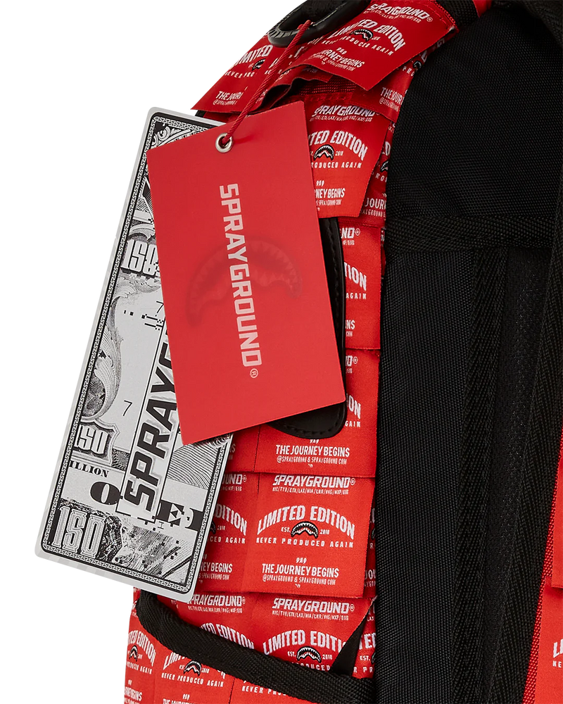 SPRAYGROUND 'Woven Labels Shark' Backpack (910B7407NSZ) - FRESH N FITTED