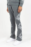 Rebel Minds 'Cross' Stacked Sweatpants (DK Grey) 152-428 - FRESH N FITTED