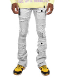 Majestik Men's 'Over-Sized Pocket' Stacked Denim (Cool Grey) DL2250 - Fresh N Fitted Inc