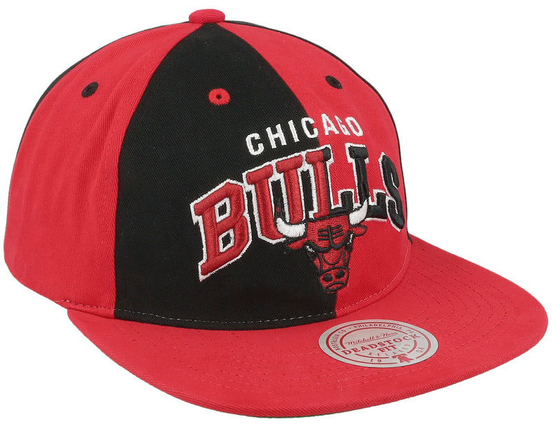 Mitchell & Ness 'Chicago Bulls' NBA PinWheel Of Fortune Snap Back (Red/Black) LD21172 - Fresh N Fitted Inc