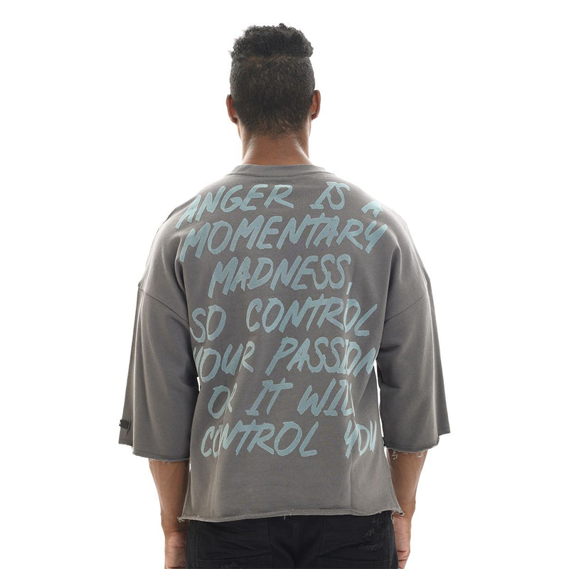 Switch 'Madness' Cropped Tee (M.Grey) SW5120 - FRESH N FITTED