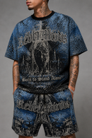 Rebel Minds 'Stand Alone' Tapestry T-Shirt (Black) 610-12702 - FRESH N FITTED