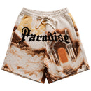 Rebel Minds 'Paradise' Tapestry Shorts (Khaki) 610-12905 - FRESH N FITTED