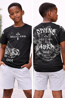 Highly Undrtd Kids Divin Aura T-Shirt Black US6109K - FRESH N FITTED