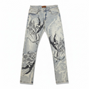 Waimea Angel loves hot denim (Antique Blue) M8667D rhinestone front