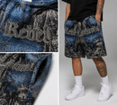 Rebel Minds 'Stand Alone' Tapestry Shorts (Black) 610-12902 - FRESH N FITTED