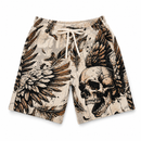Rebel Minds 'Conquer' Tapestry Shorts (Cream) 610-12903 - FRESH N FITTED