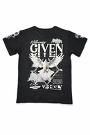 Highly Undrtd Kids Nothing Given T-Shirt Black US6108K - FRESH N FITTED