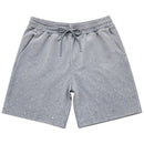 Rebel Minds 'Washed Rhinestone Galaxy' Shorts (Lt. Grey) 610-11966 - FRESH N FITTED