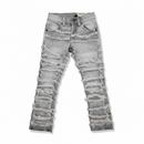 FWRD Kids Distressed Frayed Stacked Denim (Gray) – FW-330347K