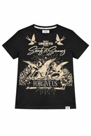 Highly Undrtd Kids Saints & Sinner T-Shirt Black US6104k - FRESH N FITTED