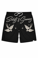 Highly Undrtd Saints & Sinners Shorts In Black US6204 - FRESH N FITTED