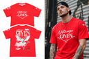 Highly Undrtd Nothing Given T-Shirt In Red US6108 - FRESH N FITTED