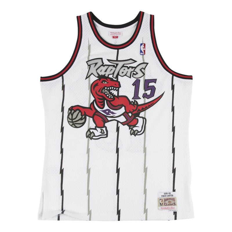 Mitchell & Ness Toronto Raptors '1998-1999 Vince Carter' NBA Legacy Jersey (White) SMJYGS18213 - Fresh N Fitted Inc