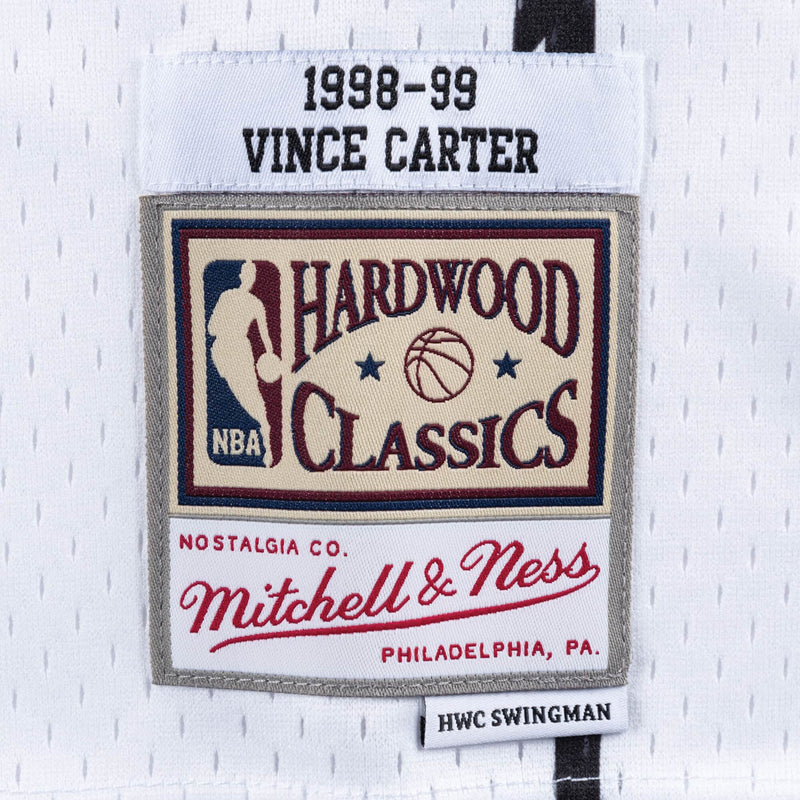 Mitchell & Ness Toronto Raptors '1998-1999 Vince Carter' NBA Legacy Jersey (White) SMJYGS18213 - Fresh N Fitted Inc