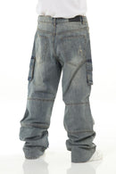 Stylo Blue Buckled Baggy VTR 3 BKL (Blue) - FRESH N FITTED