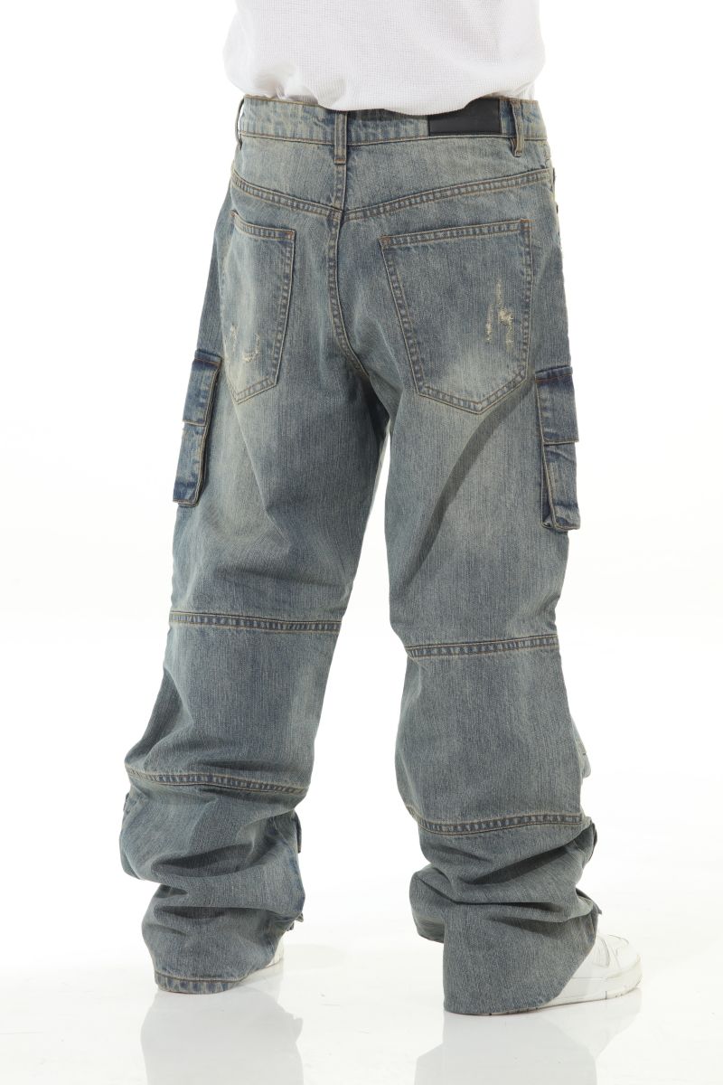 Stylo Blue Buckled Baggy VTR 3 BKL (Blue) - FRESH N FITTED