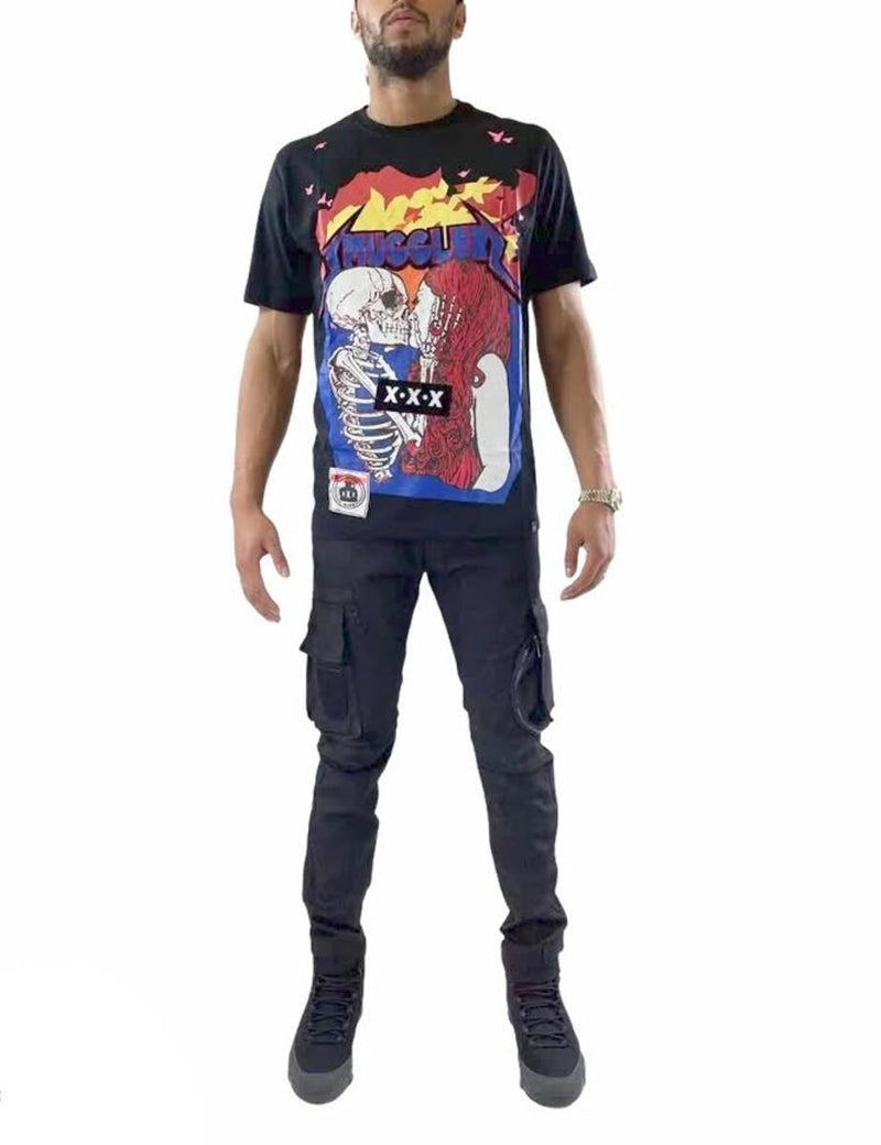 Smuggler's Moon 'Romance' T-Shirt (Black) SMT-13 - Fresh N Fitted Inc