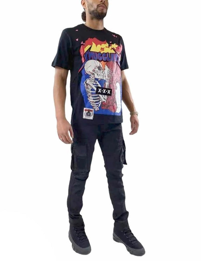 Smuggler's Moon 'Romance' T-Shirt (Black) SMT-13 - Fresh N Fitted Inc