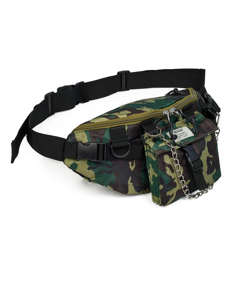 Reason Fanny Pack With Chain (Camo) BG1-002 - Fresh N Fitted Inc