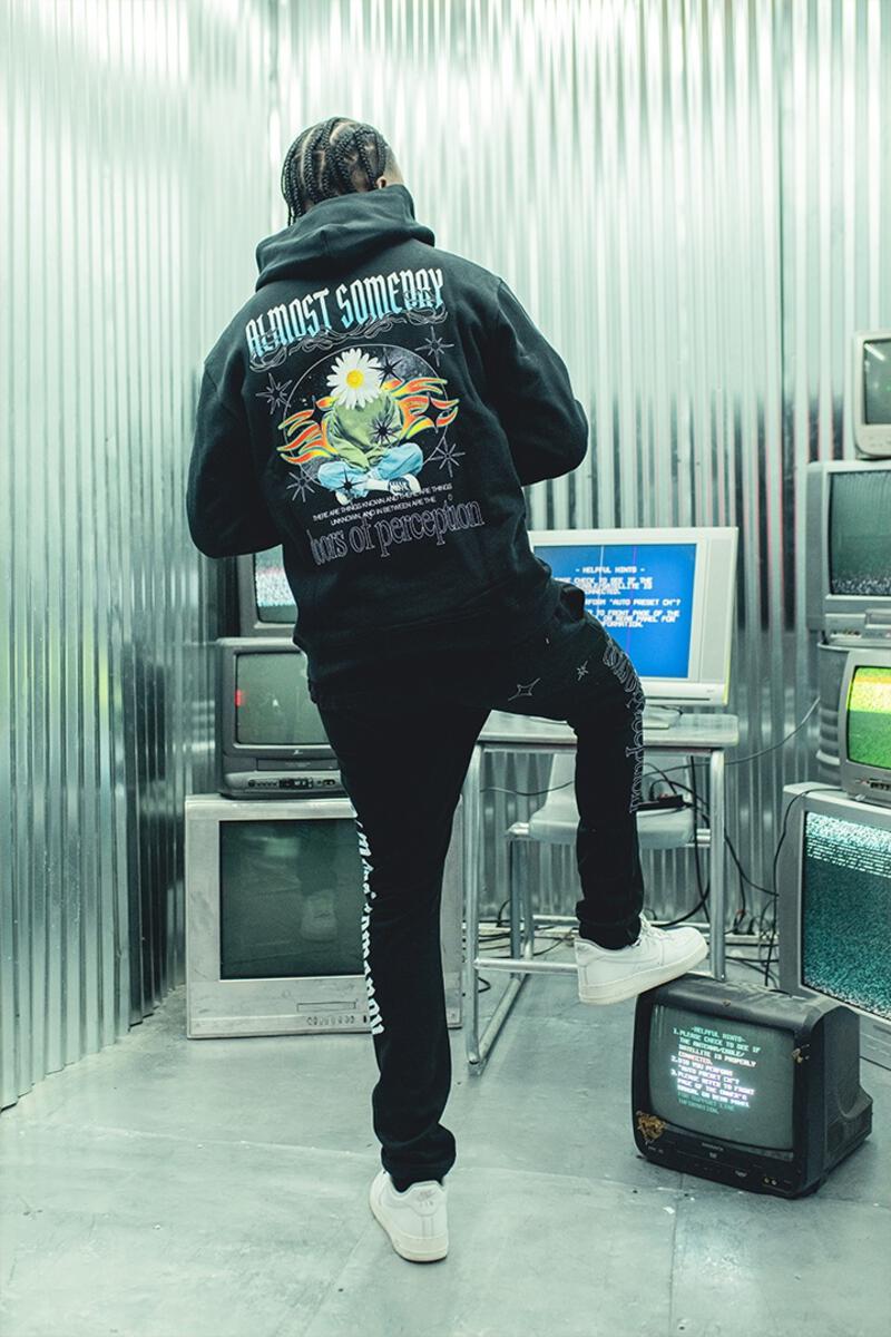 Almost Someday 'Perception' Hoodie (Black) ASC4-37 - Fresh N Fitted Inc