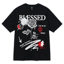 3Forty Inc. 'Blessed Rose' T-Shirt (Black) 3306 - Fresh N Fitted Inc