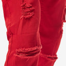 Copper Rivet Ripped Denim (Red) 913211 - Fresh N Fitted Inc