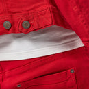 Copper Rivet Ripped Denim (Red) 913211 - Fresh N Fitted Inc