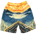 Rebel Minds Kids 'Scream' Board Shorts (Orange) 831-B956 - Fresh N Fitted Inc