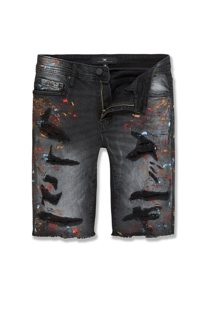 Jordan Craig 'Vengeance' Denim Shorts (Industrial Black) J3176S - Fresh N Fitted Inc